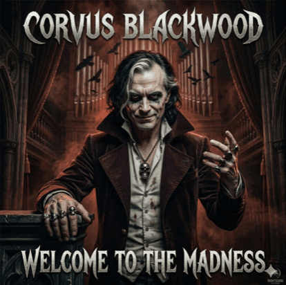 Corvus Blackwood album artwork for Welcome to the Madness